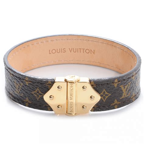 louis vuitton leather bracelet cheap|Louis Vuitton bracelet size chart.